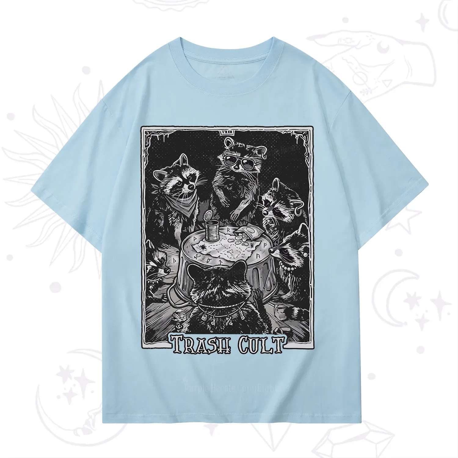 Purplehecate Trash Cult Raccoon T-Shirt