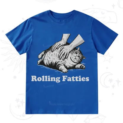 Purplehecate Rolling Fatties Cat T-Shirt