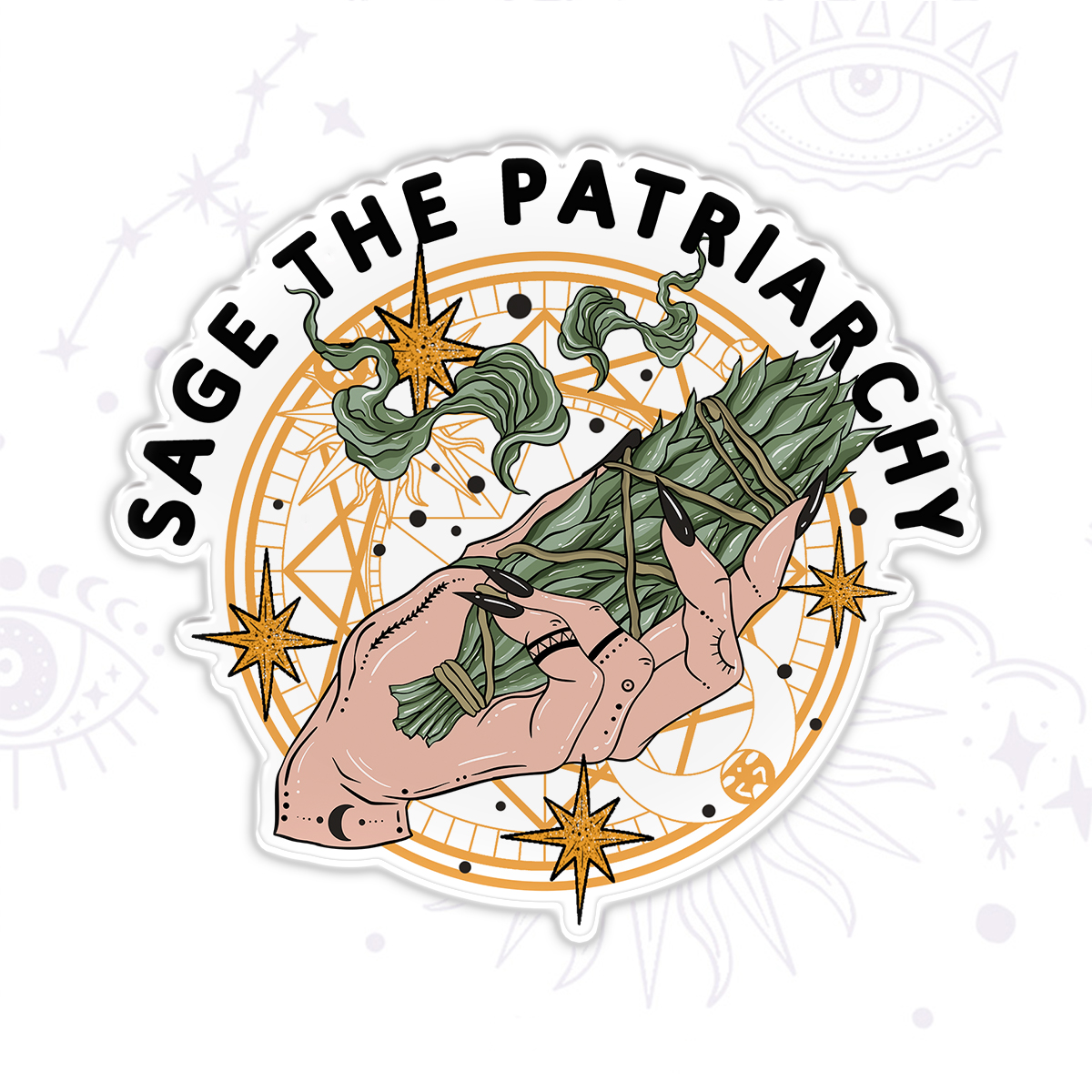 Purplehecate Sage The Patriarchy Magnet