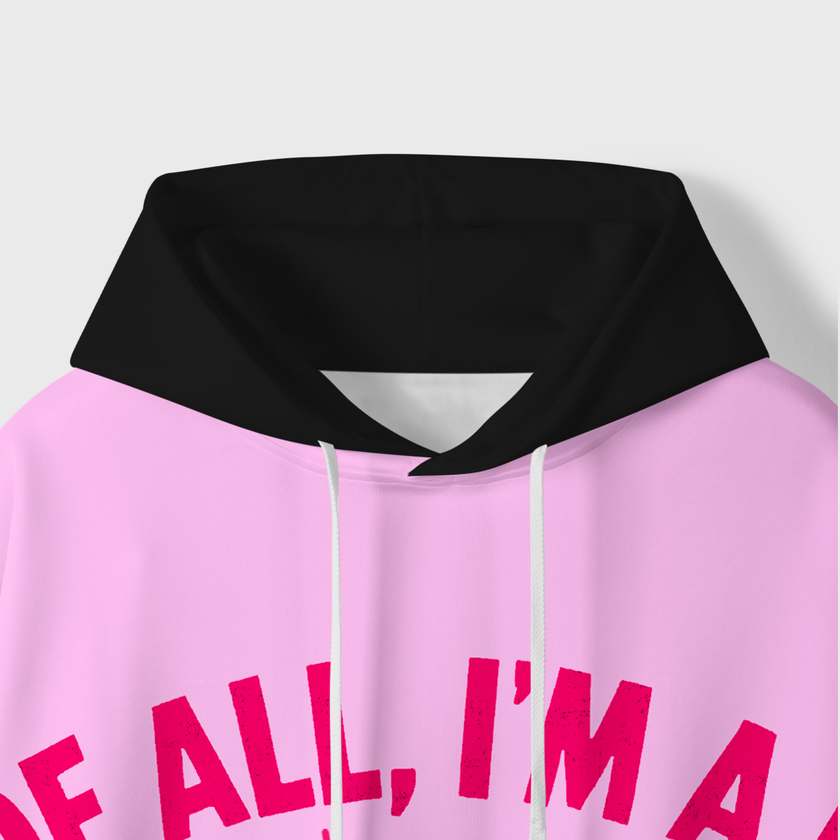 Purplehecate First Of All I'm A Delight Cat All-Over Print Hoodie