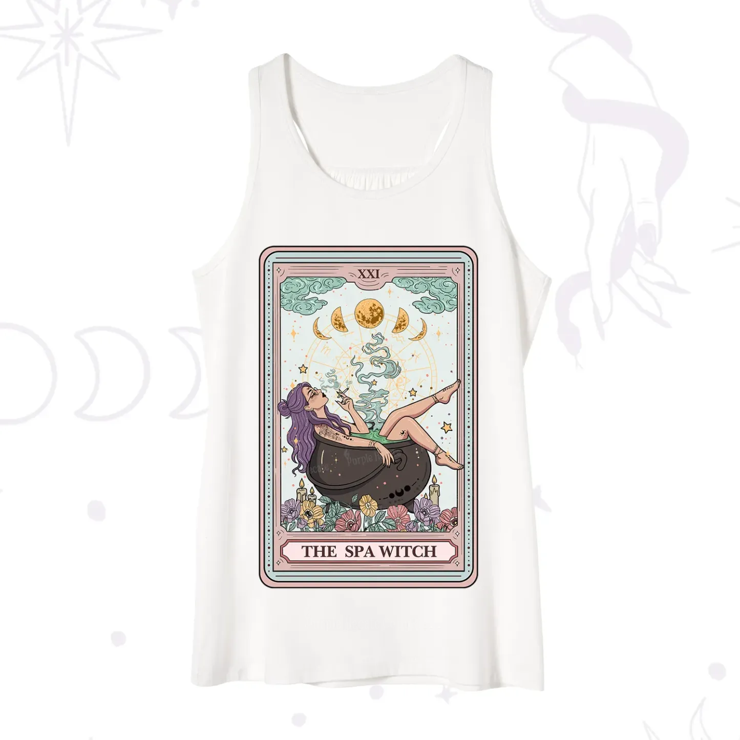 Purplehecate The Spa Witch Tarot Card Tank