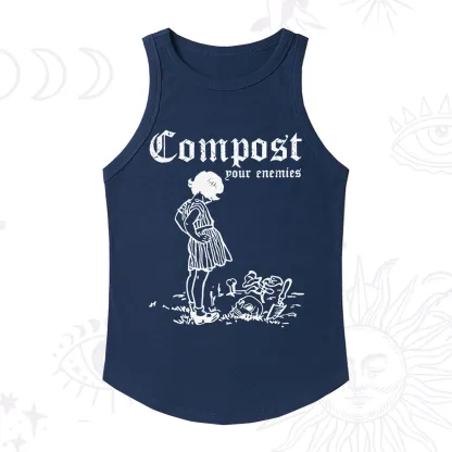 Purplehecate Compost Your Enemies Racerback Tank Top