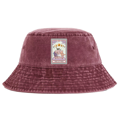 Purplehecate The Cat Mom Tarot Bucket Hat