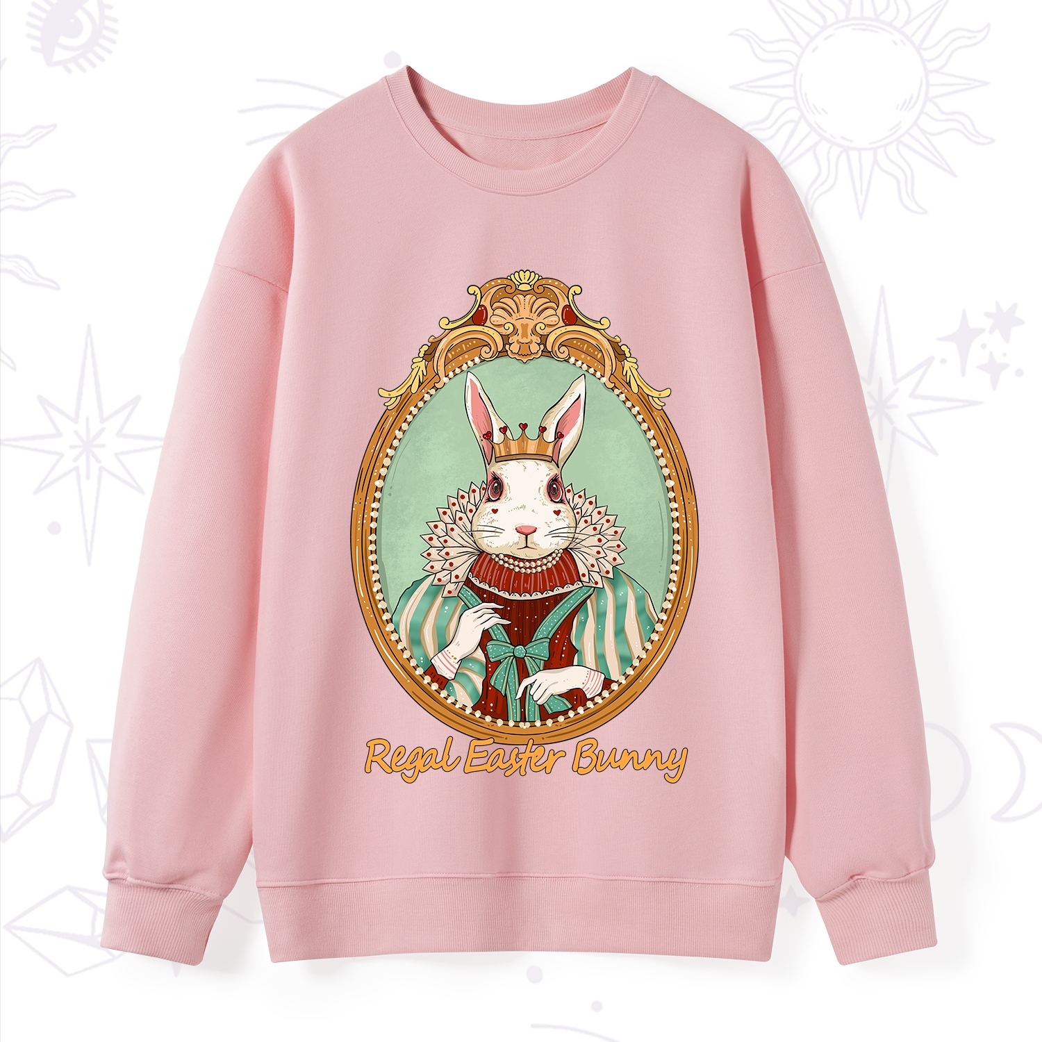 Purplehecate Regal Easter Bunny Sweatshirt