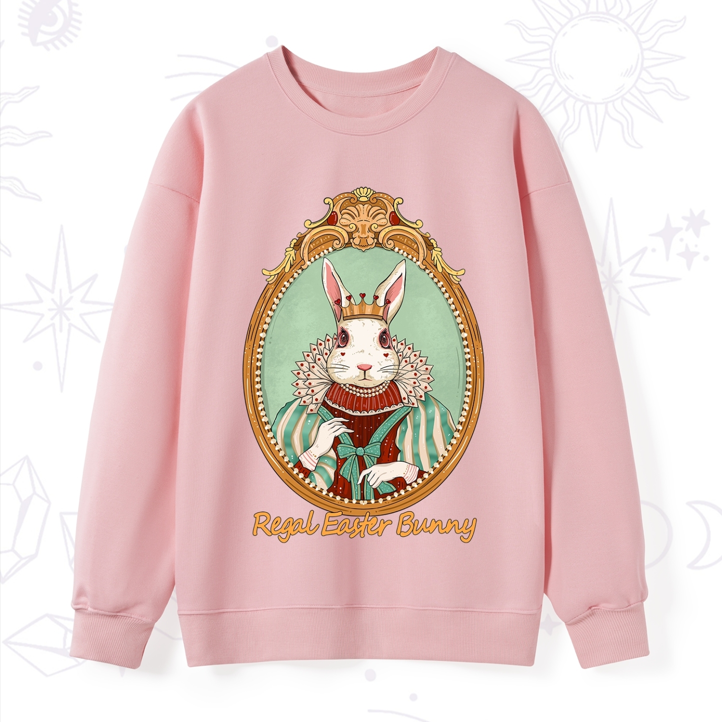 Purplehecate Regal Easter Bunny Sweatshirt