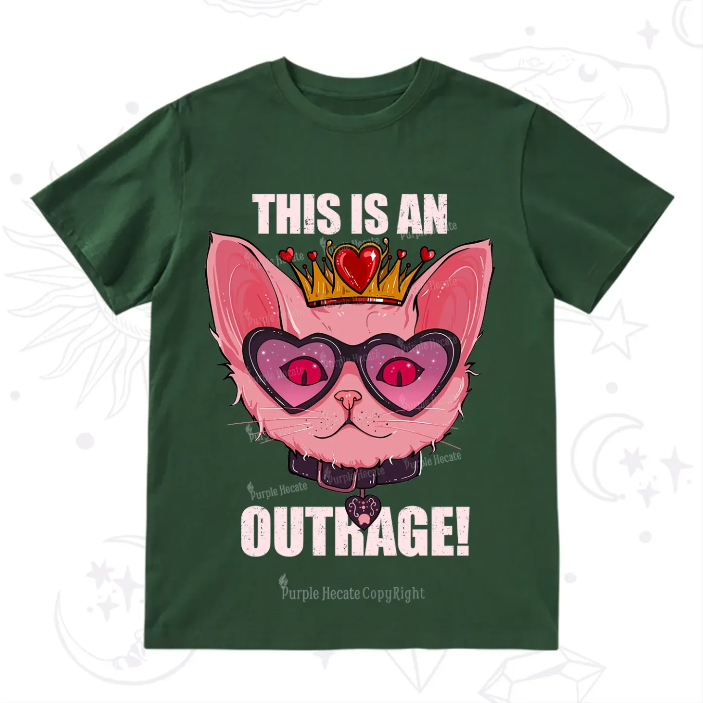 Purplehecate This is an Outrage T-Shirt