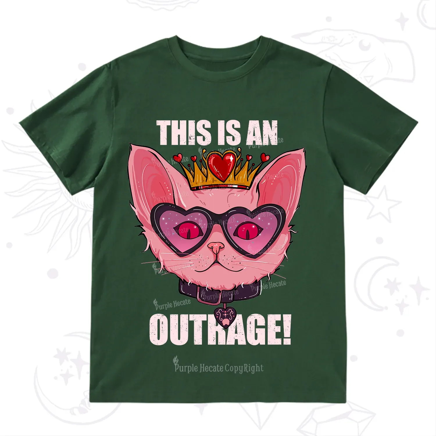 Purplehecate This is an Outrage T-Shirt