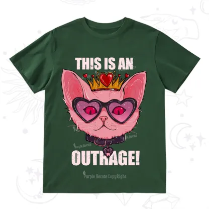 Purplehecate This is an Outrage T-Shirt