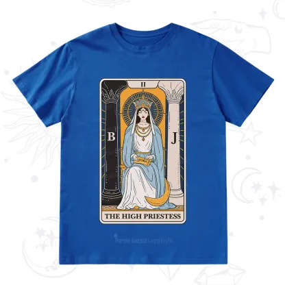 Purplehecate The High Priestess Tarot Card T-Shirt