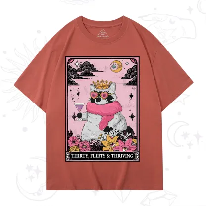 Purplehecate The Thirty Flirty Thriving Oracle Card T-Shirt