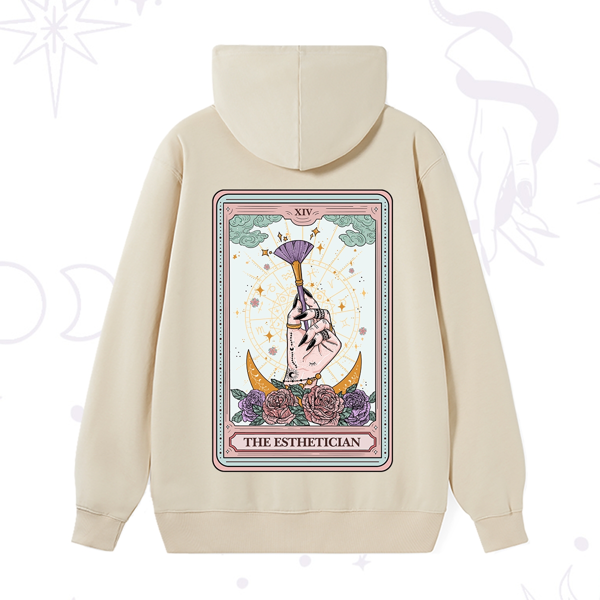 Purplehecate The Esthetician Tarot Card Hoodie