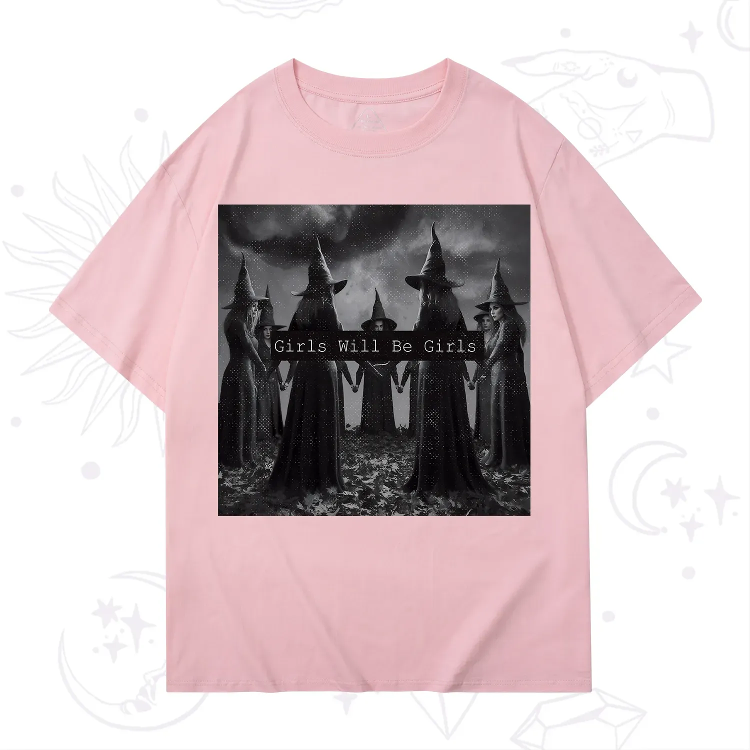 Purplehecate Vintage Girls Will Be Girls Witch T-Shirt