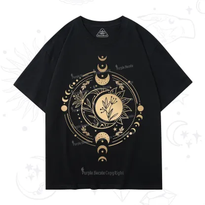 Purplehecate Mystic Moon And Sun T-Shirt