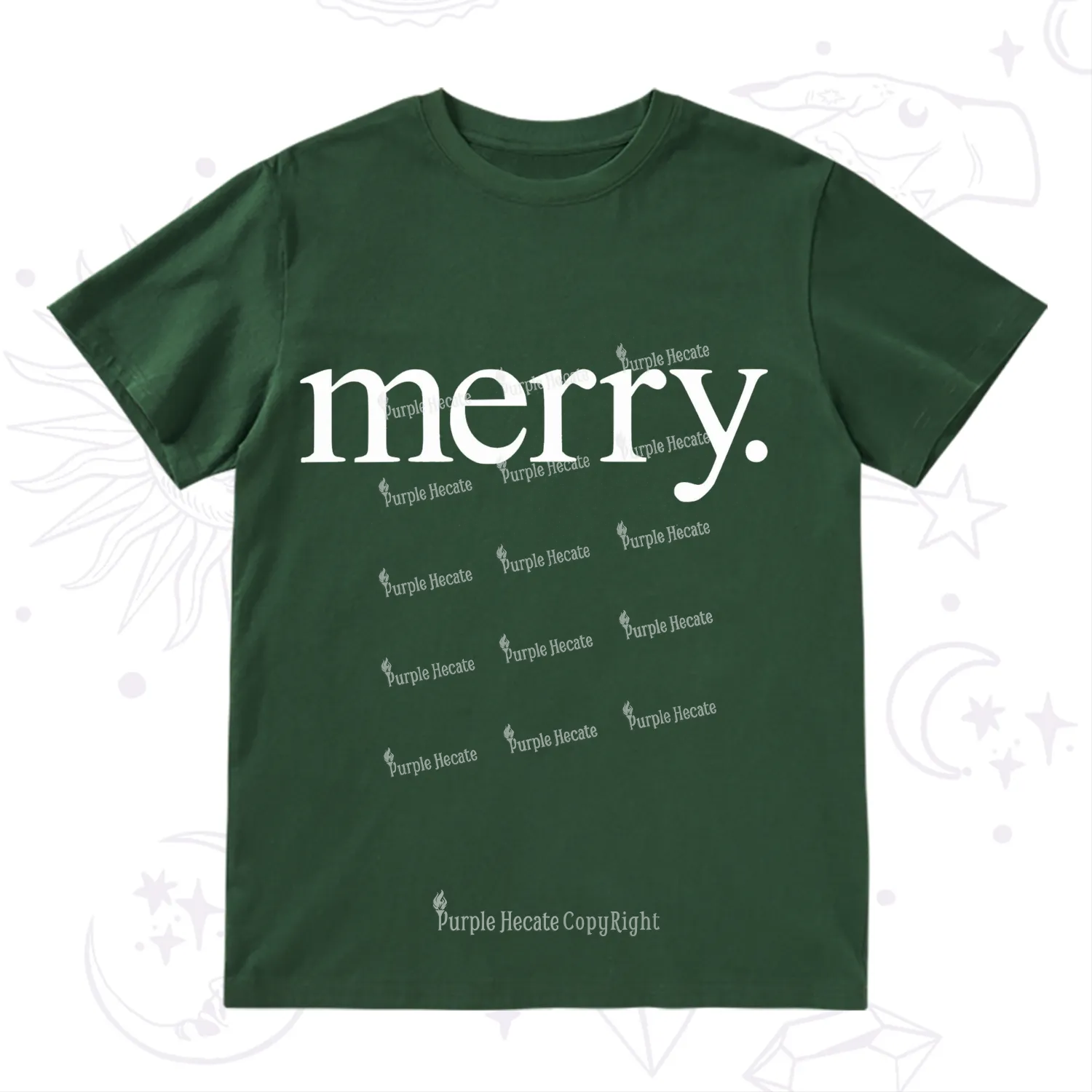 Purplehecate Merry Christmas T-Shirt