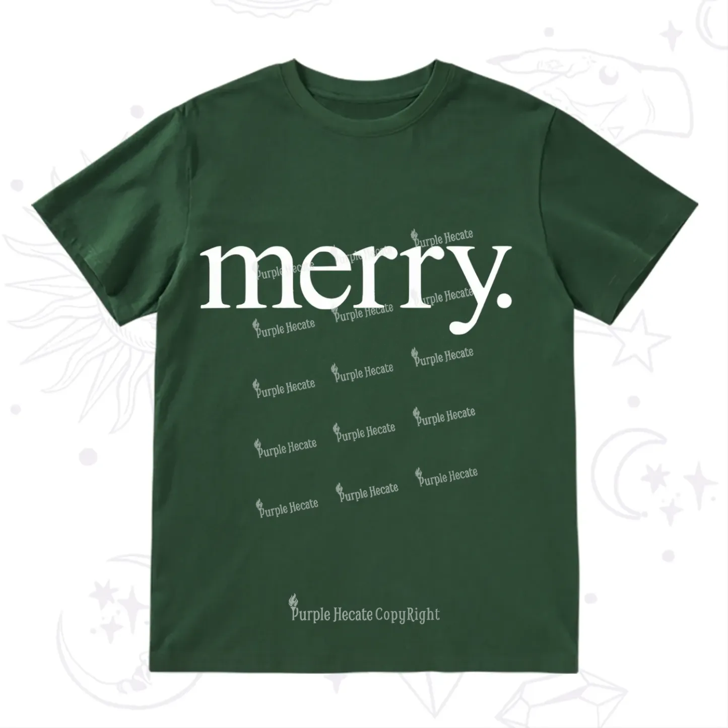 Purplehecate Merry Christmas T-Shirt
