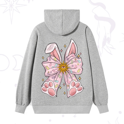 Purplehecate Mystical Bunny Bow Easter Hoodie