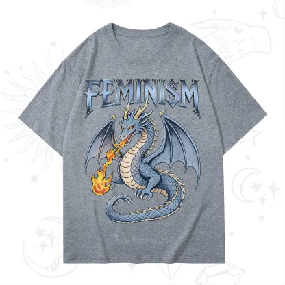 Purplehecate Feminism Dragon Fantasy T-Shirt