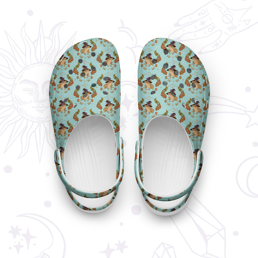 Purplehecate The Frog Rubber Clogs