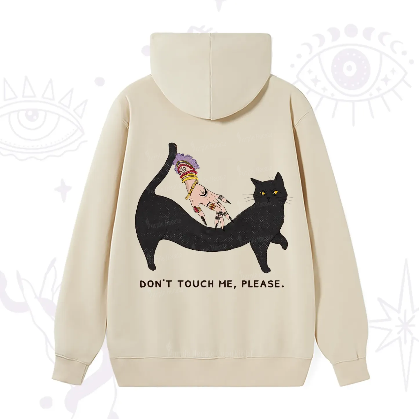 Purplehecate Don't Touch Me Hoodie