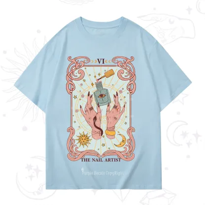 Purplehecate The Nail Artist Tarot T-Shirt