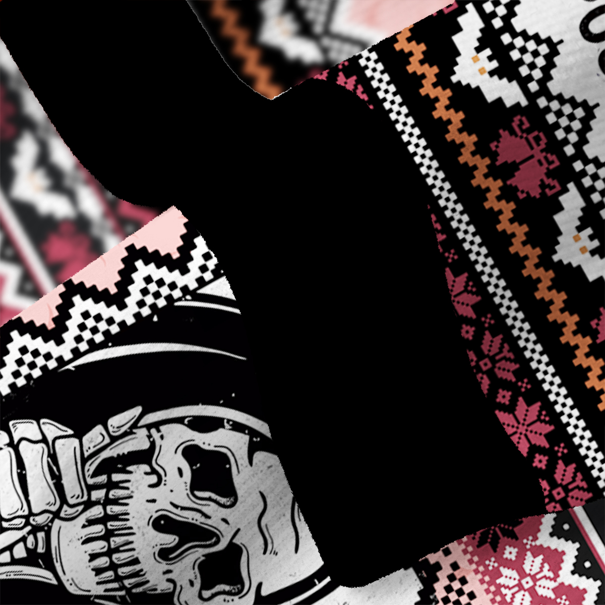 Purplehecate Stay Positive Ugly Cardigan Sweaters