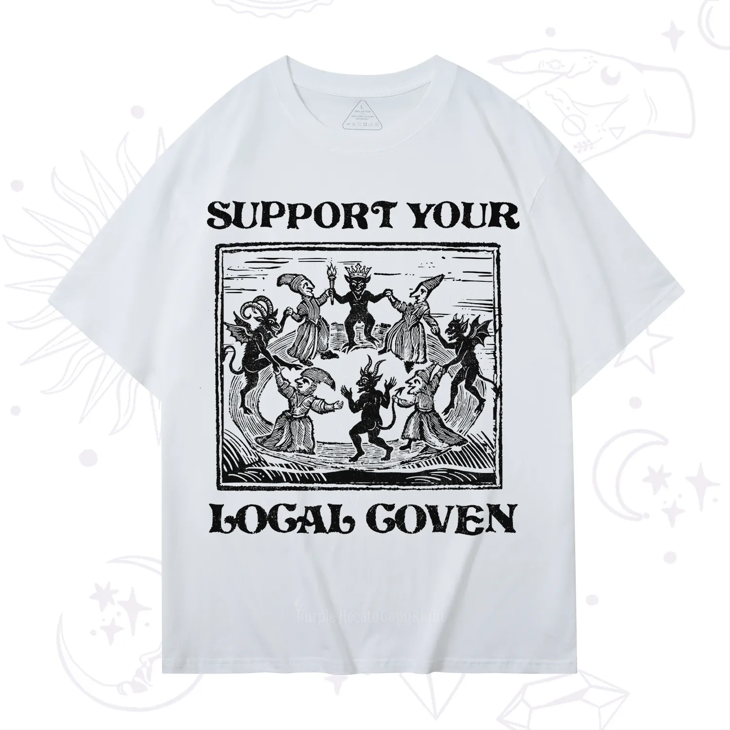 Purplehecate Support Your Local Coven T-Shirt