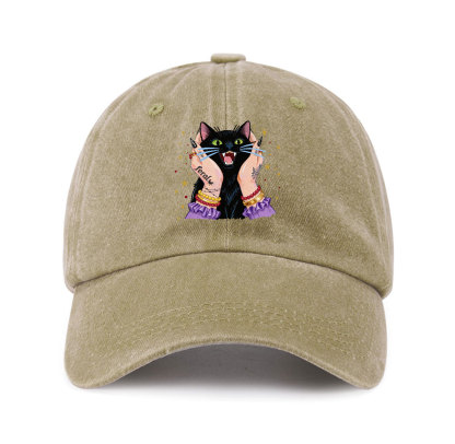 Purplehecate Feral Cat Magic Baseball Cap