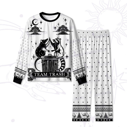 Purplehecate The Team Trash Raccoon Tarot Pajamas