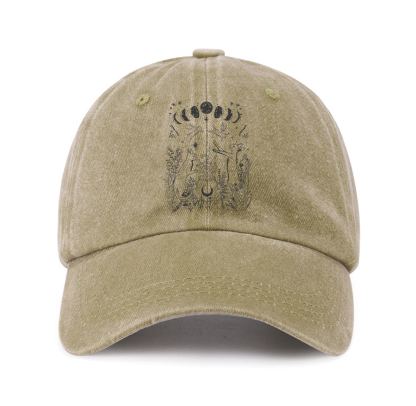 Purplehecate Celestial Cat Baseball Cap