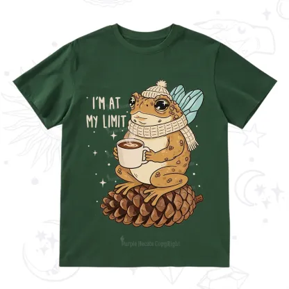 Purplehecate I'm At My Limit Funny Frog T-Shirt