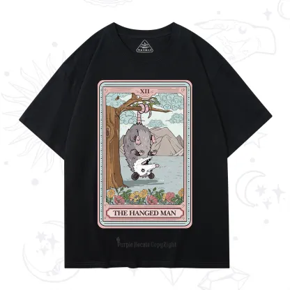 Purplehecate The Hanged Man Tarot Opossum T-Shirt