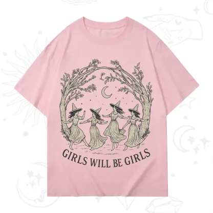 Purplehecate Girls Will Be Girls Witch T-Shirt