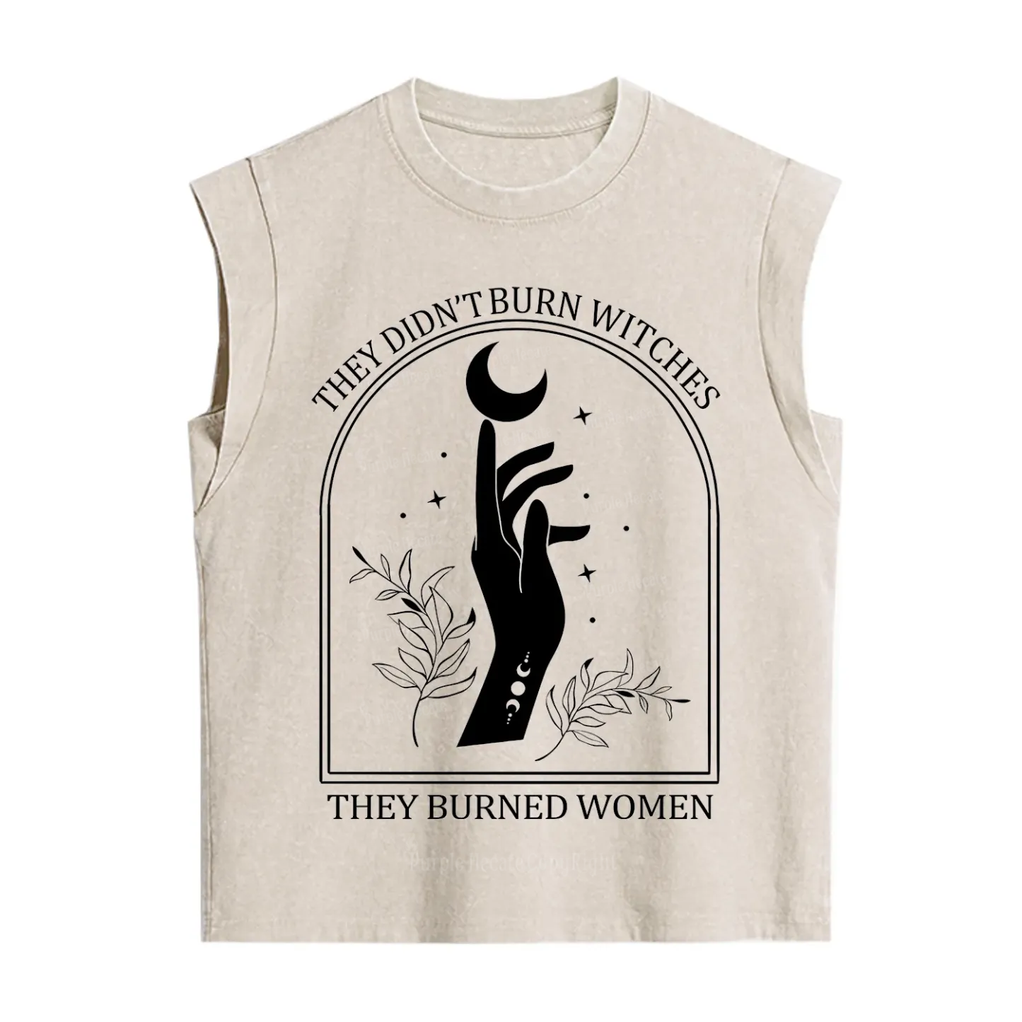 Purplehecate They Didn't Burn Witches They Burned Women Vintage Washed Tank