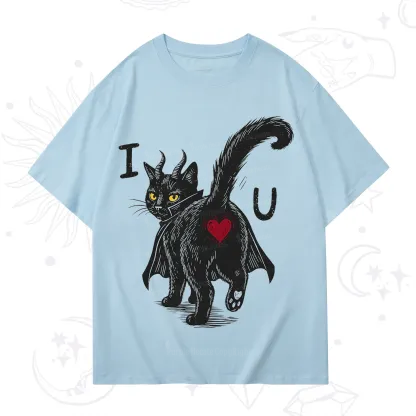Purplehecate Bad Bad Evil Cat T-Shirt