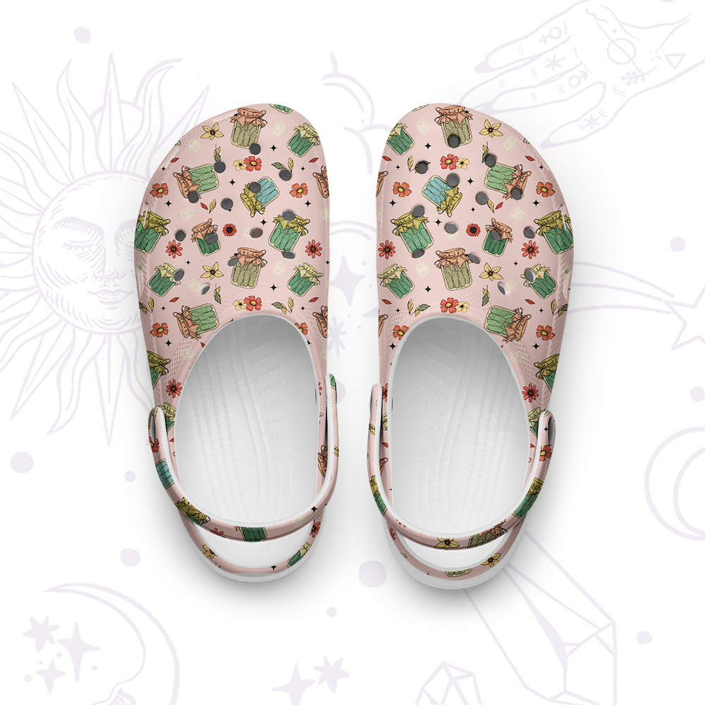 Purplehecate The Pickles Rubber Clogs