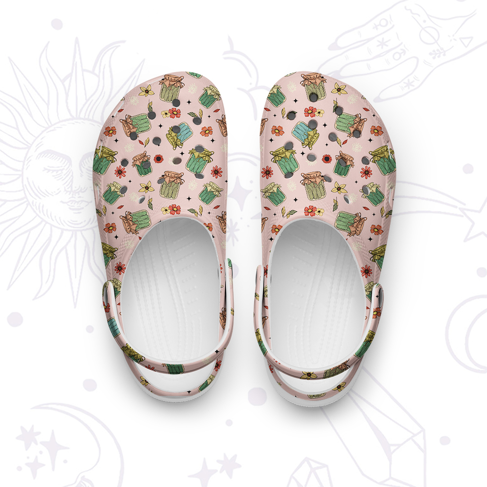 Purplehecate The Pickles Rubber Clogs
