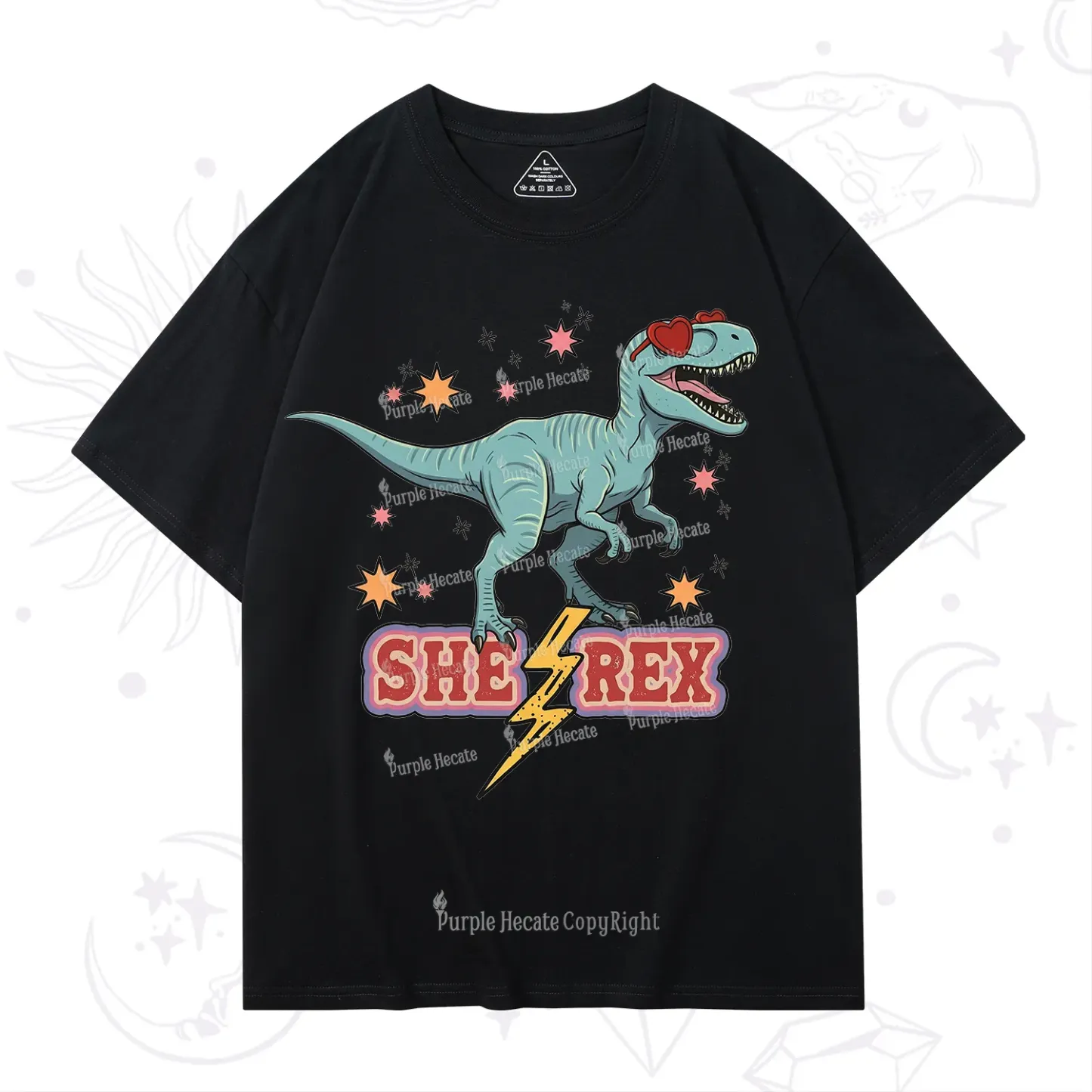 Purplehecate She Rex Dinosaur T-Shirt