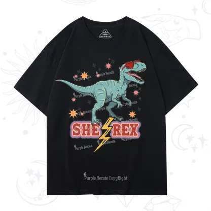 Purplehecate She Rex Dinosaur T-Shirt