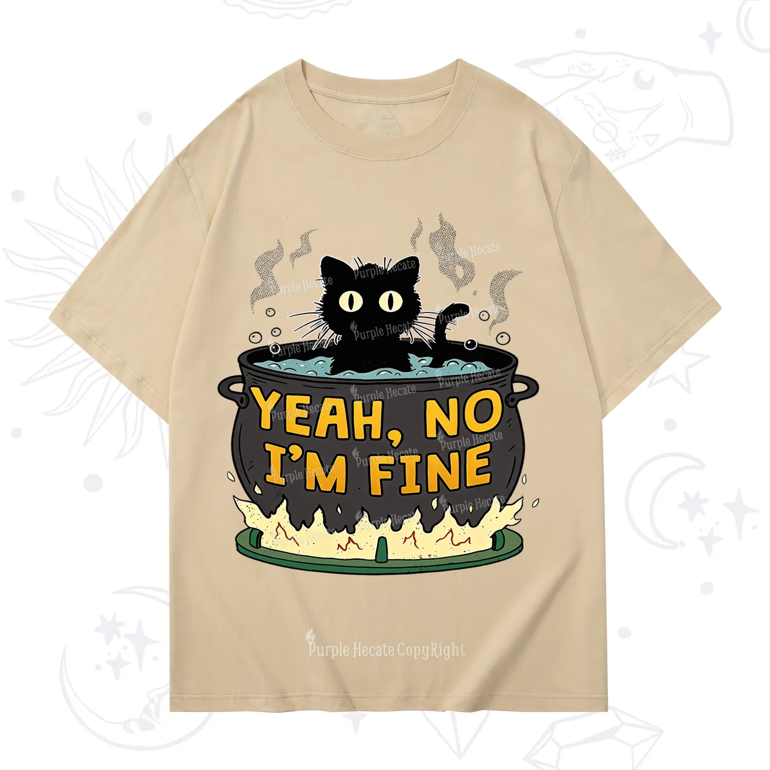 Purplehecate Yeah No I'm Fine T-Shirt
