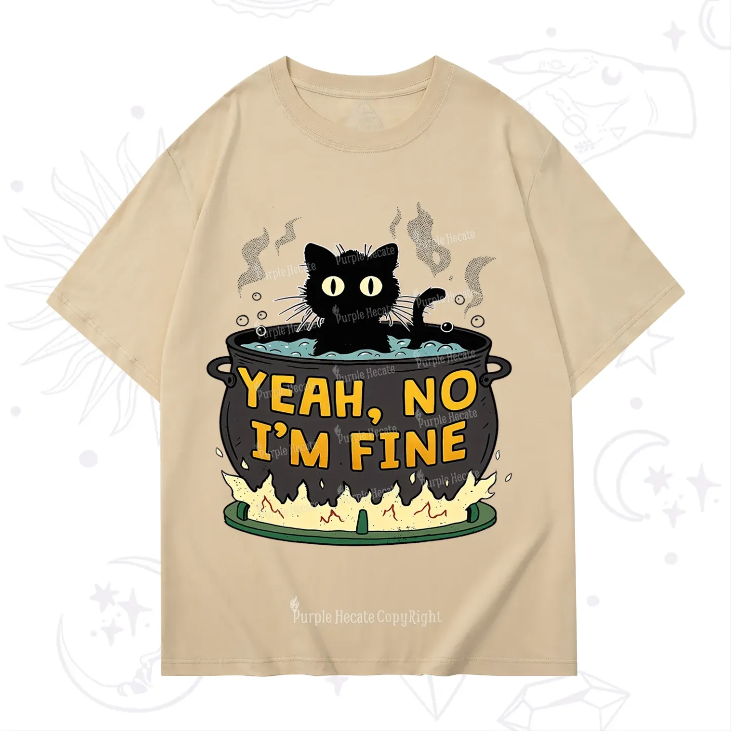 Purplehecate Yeah No I'm Fine T-Shirt