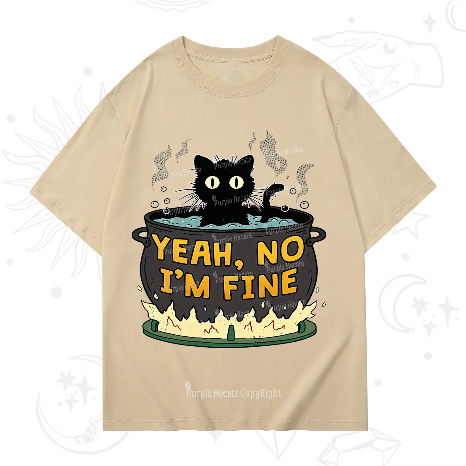 Purplehecate Yeah No I'm Fine T-Shirt