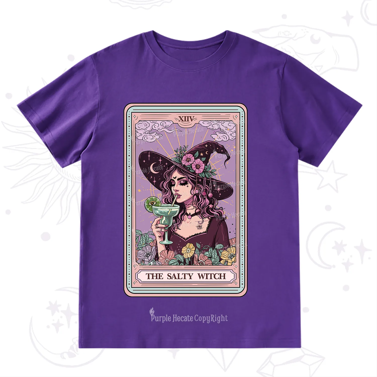 Purplehecate The Salty Witch Tarot T-Shirt