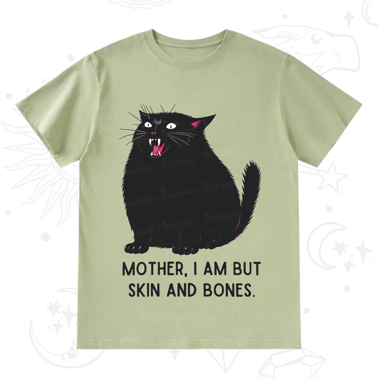 Purplehecate Mom I Am But Skin And Bones T-Shirt