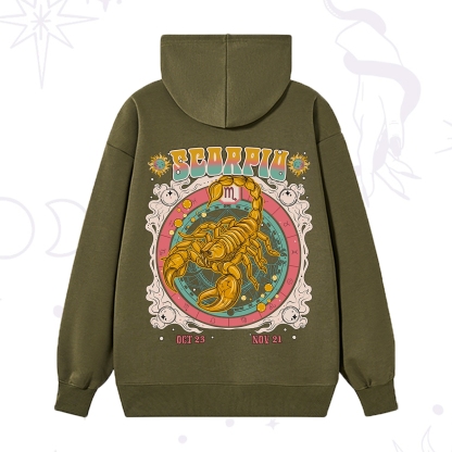 Purplehecate Scorpio Cosmic Zodiac Hoodie