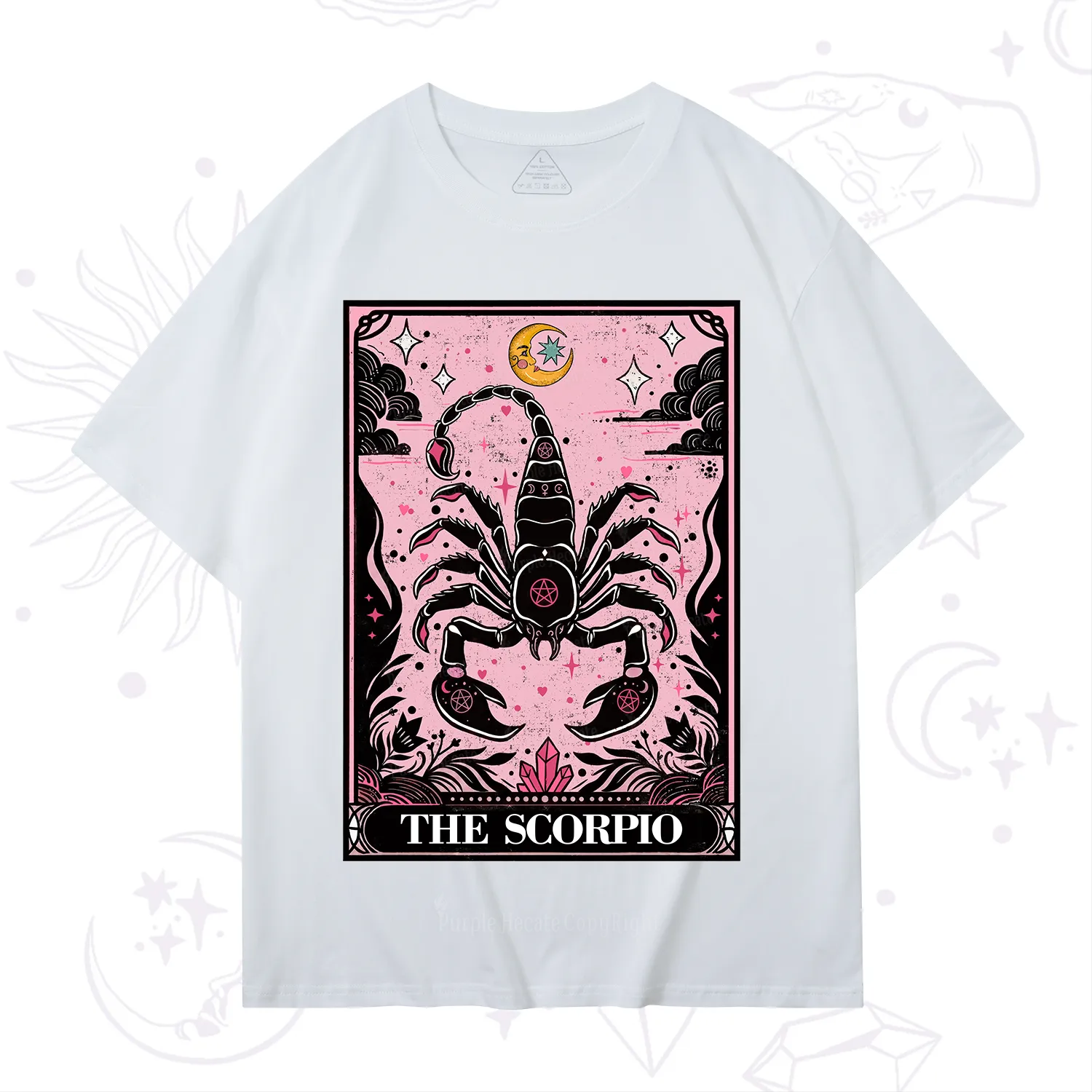 Purplehecate The Scorpio Tarot Zodiac T-Shirt