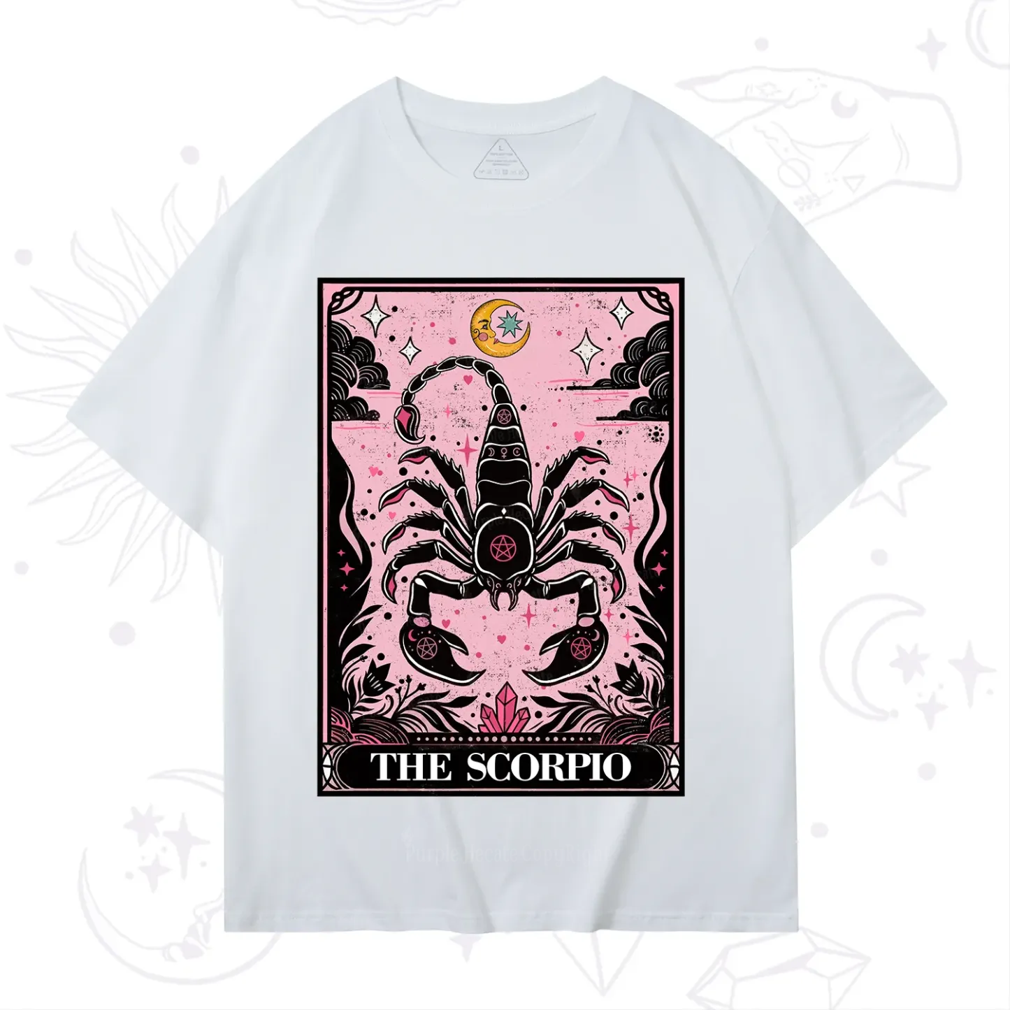 Purplehecate The Scorpio Tarot Zodiac T-Shirt