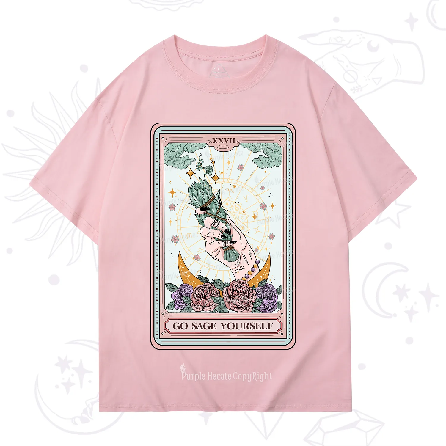 Purplehecate The Go Sage Yourself Tarot T-Shirt