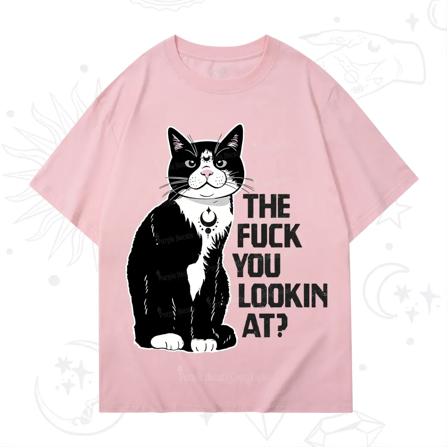 Purplehecate The Fuck You Lookin At T-Shirt