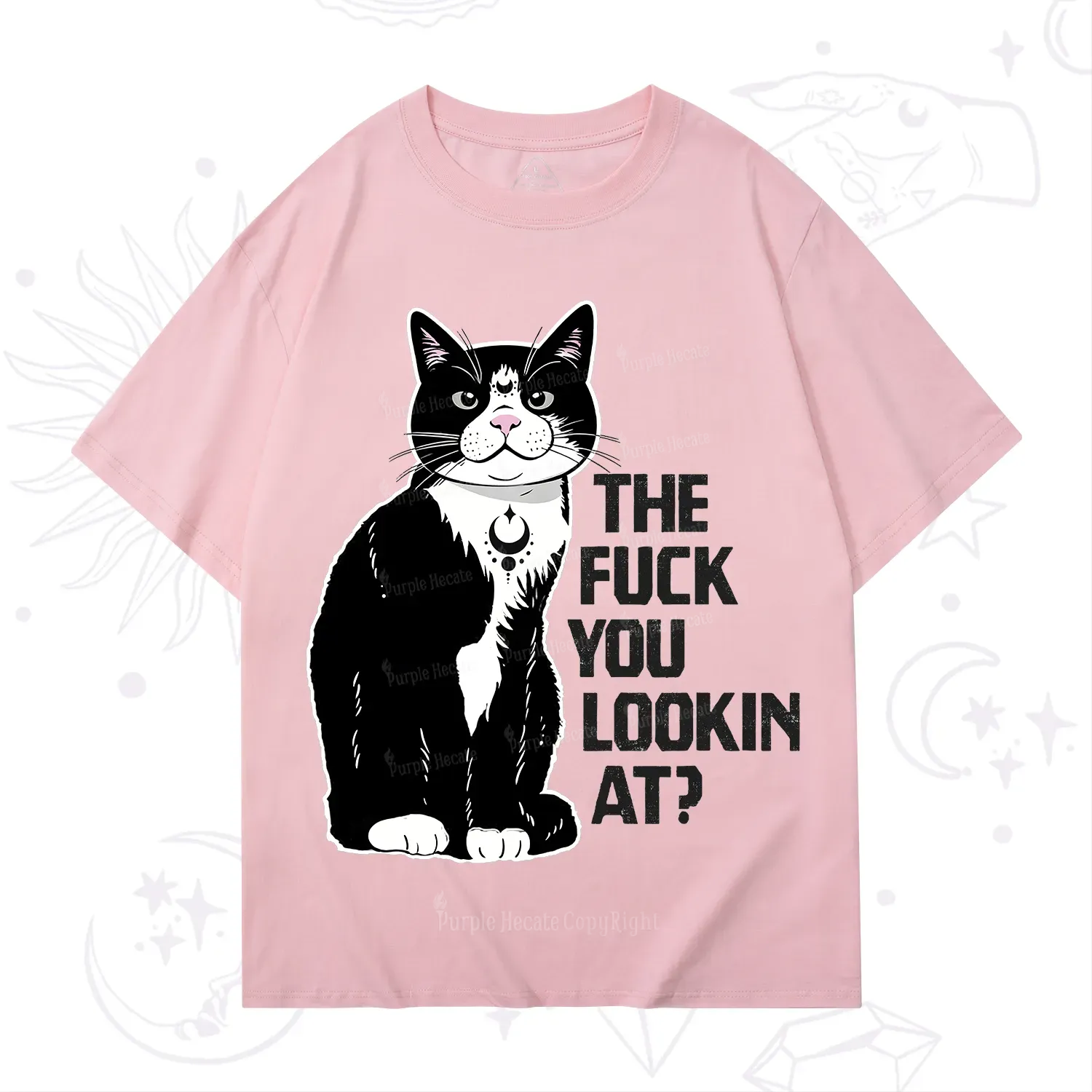 Purplehecate The Fuck You Lookin At T-Shirt