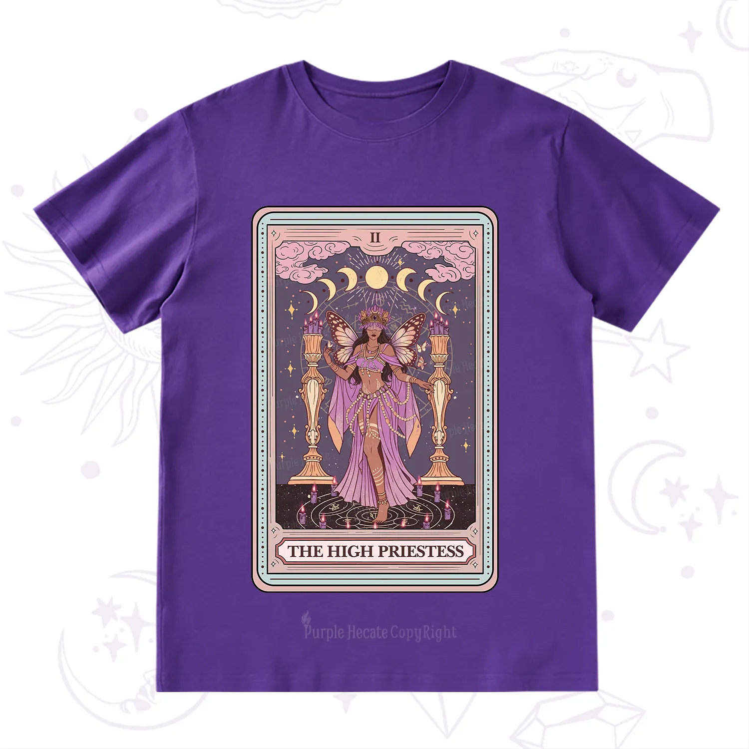 Purplehecate The Mystic High Priestess T-Shirt